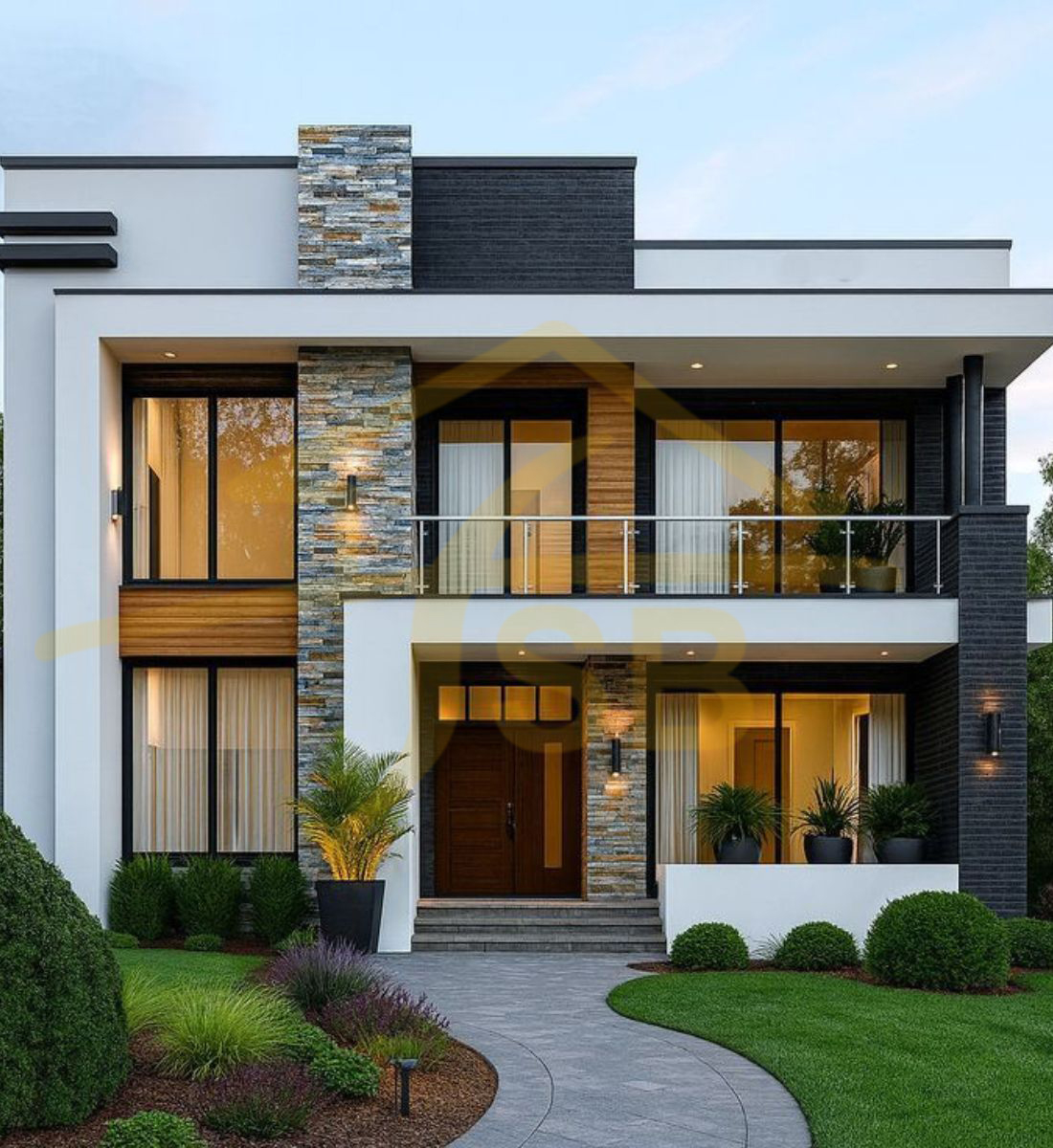 Double-Story House Front Design